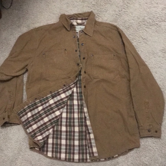 flannel lined long sleeve shirts